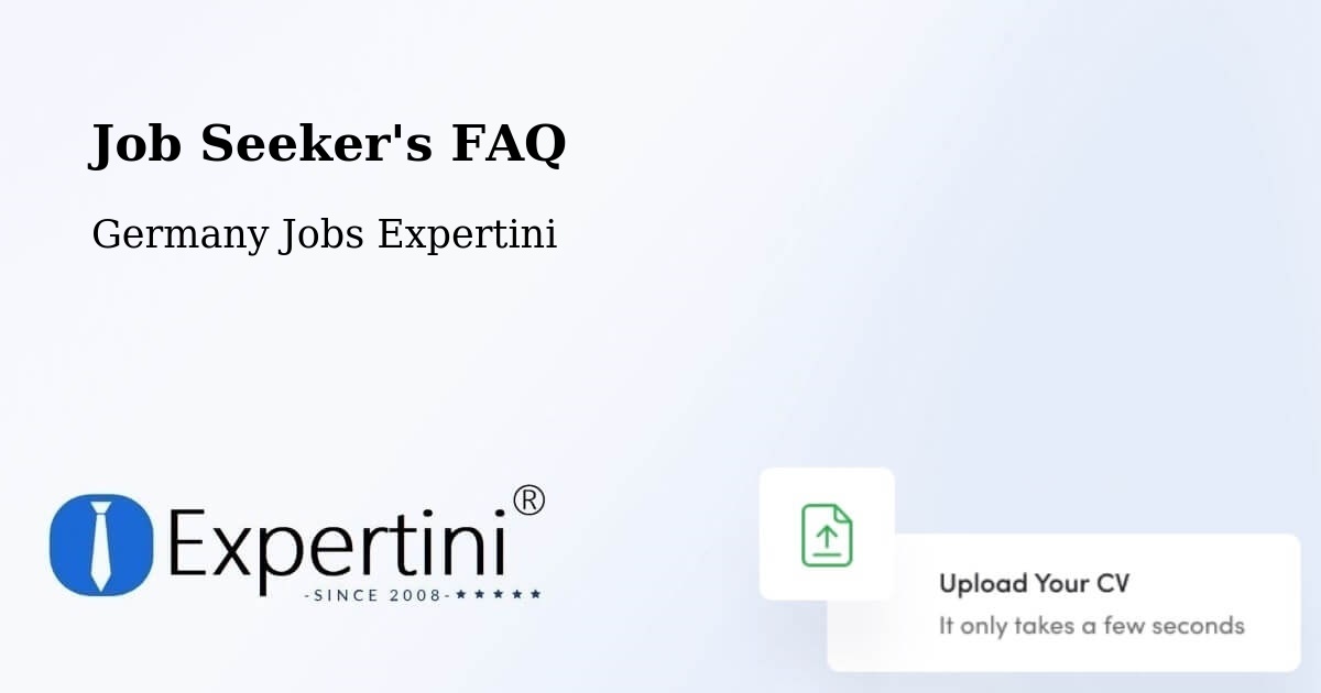 Job Seeker FAQ – Waldenburg - Germany Jobs Expertini