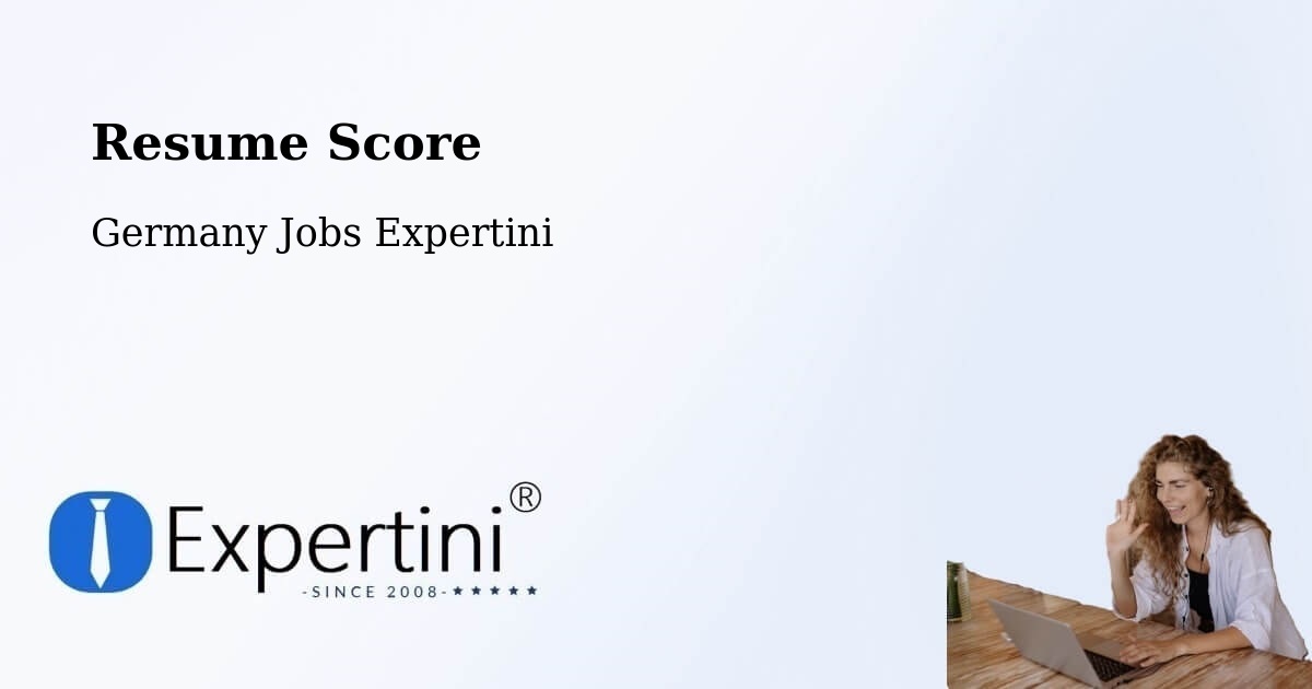 Resume Score & Job Description Match Tool – Waldenburg - Germany Jobs Expertini